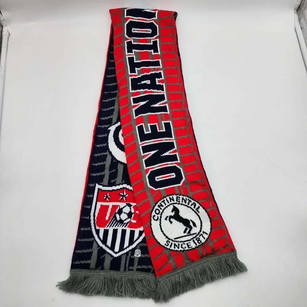 Continental tire scarf one‎ nation on team soccer USA acrylic